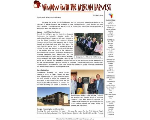 Newsletter Oct 18