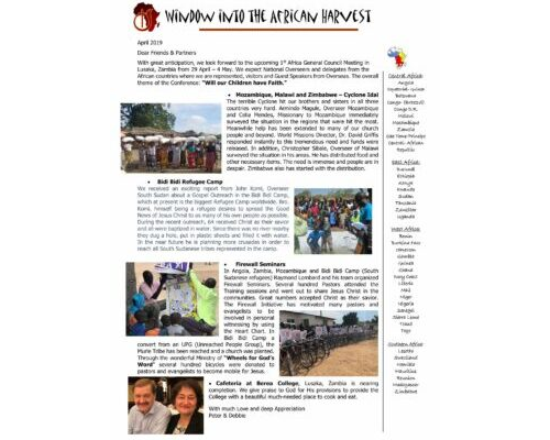 Newsletter April 19