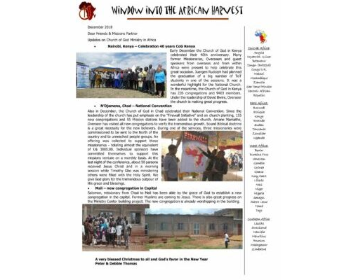 Newsletter Dec 18
